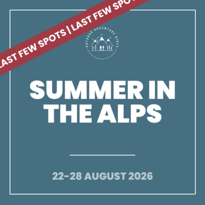 Summer in the Alps (22-28 August 2026)