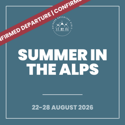 Summer in the Alps (22-28 August 2026)